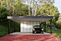 Affordable option - carport style with storage at the back. Very clean and minimal looking.