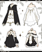 Quinny.QQQ on Instagram: “My old outfits design.  Black, white and gold colors is the best! ~ All of my design I post on Instagram is sold out. (I sell them on…”