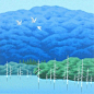版画家国武久巳唯美版画作品