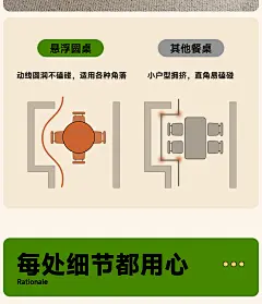 觅墨中古风实木餐桌椅组合家用复古圆桌白蜡木圆形小户型吃饭桌子-淘宝网