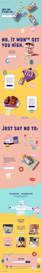 NotPot Landing Page Example: Vegan CBD gummies from USA hemp