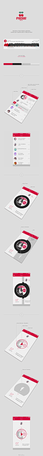 #iconfans精品应用设计#Club Pacha Playlist，IOS7风格的音乐播放应用。设计师：保加利亚 S-POV 更多详情（含动态交互演示）→ →http://t.cn/zRbMjwU