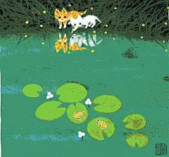 日本插画家 渡边あきお 笔下的小猫咪插画 ​​​​