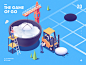 Weiqi illustration forklift china weiqi isometric