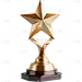 表彰系列3D金属星星麦穗奖杯贴纸
