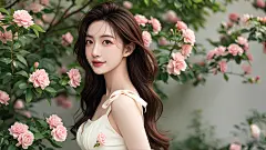 中国美女，吊带背心(15)