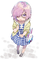 私服マシュ(幼）