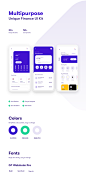 App Ui Kit - Finance : Introducing the Awesome Finance UI Kit made with passion for designing and mobile app development. In this UI Kit, you will find 30+ High-Quality Screens. 100% Vector-Based, Fully Editable & CustomizableWith over 50+ UI Elements