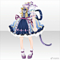 Q版lolita小裙裙参考~

怎么在人体上画衣服：O网页链接

#绘画参考# #绘画素材# #q版# ​​​​