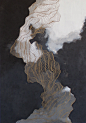 the seen and the unseen - Tracie Cheng Art : 40" x 28" 
oil, acrylic, on wood
2014 [sold]