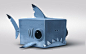 ArtStation  - 立方体鲨鱼，罗曼·芒，自由的概念艺术家插画： 