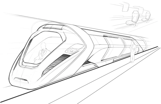 Hyperloop App Concept : I hired a number of designers to generated a ...