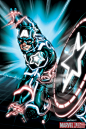 Badass Marvel and Tron Crossover Illustrations