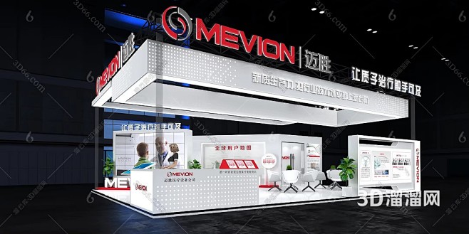 迈胜医疗科技展台3D模型