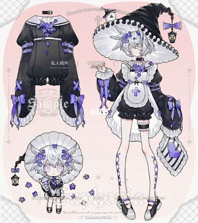 带qq人正比服设的——常稿展示 : #服...