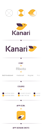 Kanari "Branding/UI/UX" : Mobile App and Web presence design.