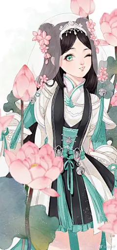 #剑网3八周年#  #剑网3漫画插画大赛# 五七万歌萝莉 赶个末班车~ O网页链接 @剑网3有爱同人秀 @涂鸦王国菌 ​​​​