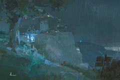 阿眠奇犽命_秘制沙包采集到场景