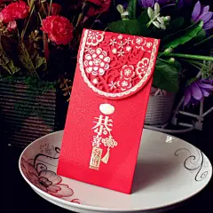 红包2019简约创意个性袋镂空随礼份子钱结婚个性婚礼婚庆利是封新-淘宝网