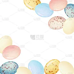 贺卡,复活节,幸福,矢量,手工着色,水彩画,可爱的,传统,事件,背景分离