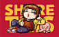 #logo设计集#  意合餐饮熹妞喜牛水煎肉食研所品牌VI设计 ​​​​