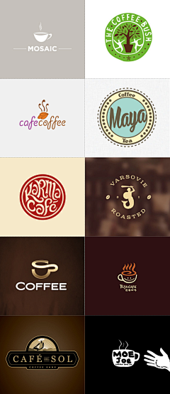 泡沫小丑鱼采集到咖啡logo 