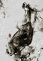 墨染红绸花 


小院深秋红叶摇，随花飞过美人腰；多情彩笔修辞藻，唱和新词月挂梢