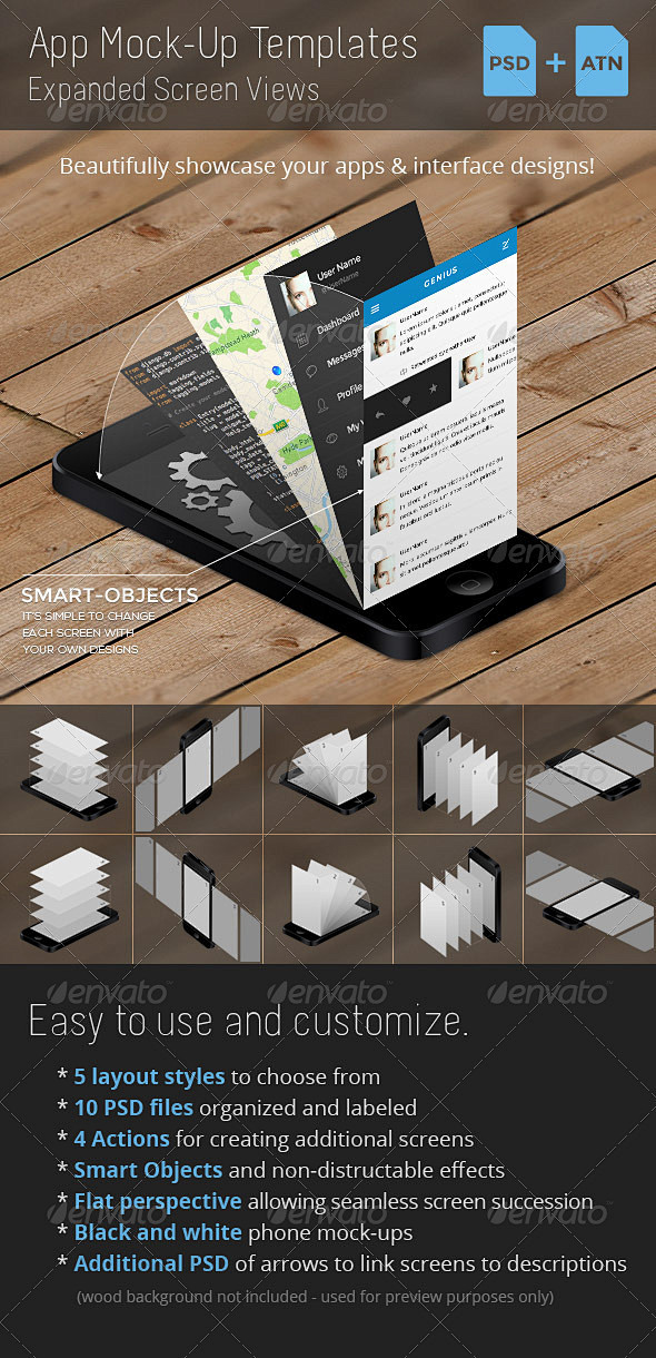 App Mock-Up Template...