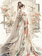 国风元素礼服裙｜个人比较喜欢图3/5的意境