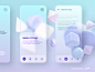 Glassmorphism - trend for 2021 #glass temple freebies design minimalist figma app soft 2021 trends glassmorphism glass neumorphic ui