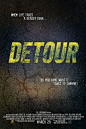 迂回 Detour （2013）

惊悚电影，一般都会以情节取胜，海报中背景的路面，和路面上屡经磨砺的痕迹，透露出这是一部公路电影，简单直接。
