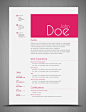 Maybe I should do this with my resume to help it stand out, only not in pink...