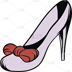 婚礼鞋图标卡通