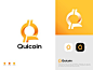 Crypto Currency Branding logo for Quicoin