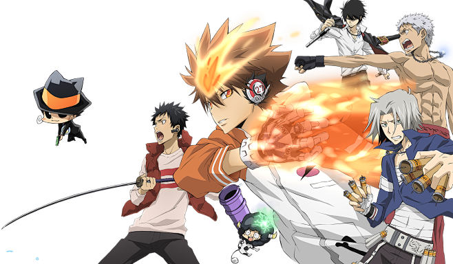 家庭教师hitmanreborn卡通角色模型特效贴图立绘ui图标