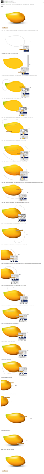 芒果图标psd绘制教程_UI社-中国最好的UI设计素材资源站-UISHE.CN-2014年UI设计趋势,扁平化素材,UI设计教程!