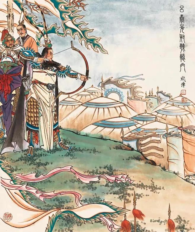 赵成伟彩绘三国演义系列美图