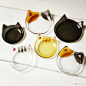 美鈴硝子制作的各类猫咪玻璃制品，太可爱了看着就想all（pic via twi @ misuzu_glass）