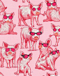 What A Ham - Classy Pigs - Quilt Fabrics from www.eQuilter.com