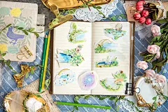 【现货】柠檬树 PVC烫金贴纸包 第三期 023池春水-淘宝网