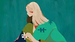 #灵感的诞生# 纽约插画师Kim Salt的平涂风商插总是能让人眼前一亮尤其是在画面透视构图和人物结构上都很有张力，视觉上画面的延伸感非常强，这大概就是甲方想要的那种“穿透画面”的感觉吧~ ​​​​