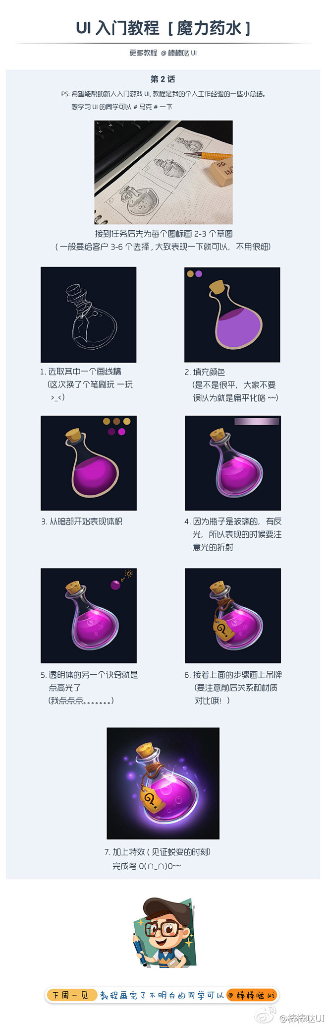 游戏UI入门教程2-魔力药水