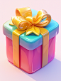 designteam_Gift_box_3D_icon_clay_Cartoon_Nintendo_Lovely_smooth_b040e40b-fab1-4481-84fc-b9df66e53222