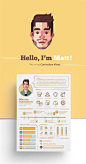 70 Creative & Beautiful Resume Examples to Get Inspired - Hipsthetic