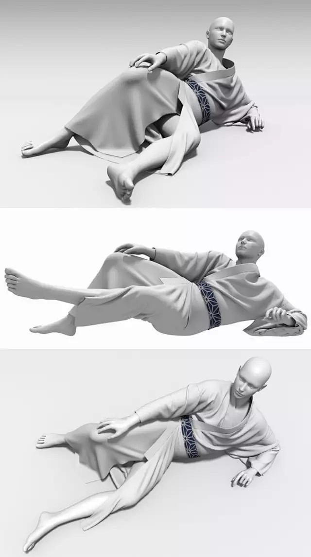 【绘画参考】武士的日常（包括服装、提刀、...
