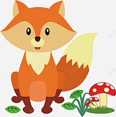 卡通动物小狐狸插画矢量图 猪 猫 矢量图 羊 装饰图案 驴 元素 免抠png 设计图片 免费下载 页面网页 平面电商 创意素材
