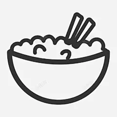 美食饭碗吃饭 标志 UI图标 设计图片 免费下载 页面网页 平面电商 创意素材-花瓣网