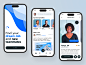 iOS Social Media App app application application ui design ios ios app ios application iphone iphone app mobile ui uiux ux
