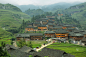 龙脊梯田,梯田,绿色,乡村,风景,龙胜,桂林,水平画幅,山,户外