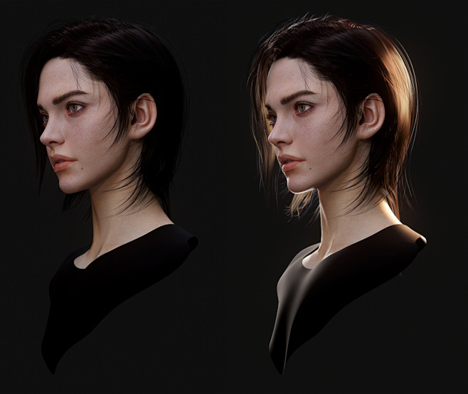 Girl bust, kim tae-h...